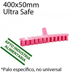 Cepillo alimentaria Ultra Safe 400mm duro rosa