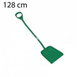 Pala ergonómica 128 cm para alimentaria verde