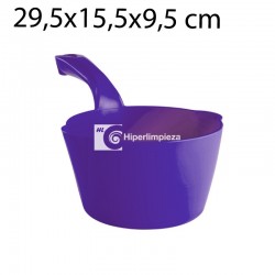Cucharón 1L apto para industria alimentaria violeta