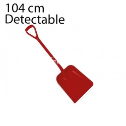 Pala 104 cm detectable para alimentaria rojo
