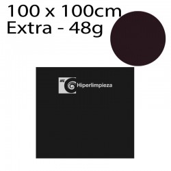 300 Manteles desechables 100x100 cm individual negro