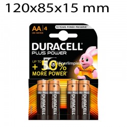 4 pilas Duracell tipo AA