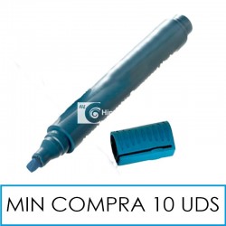Rotulador detectable HP clip estándar cincel M146-A06 azul