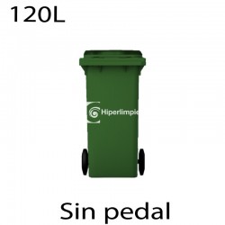 Contenedor de basura 120L verde