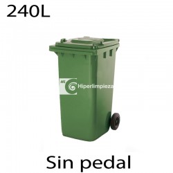 Contenedor de basura 240L verde