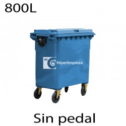 Contenedor de basura 800L azul