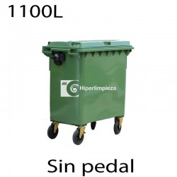 Contenedor de basura 1100L verde