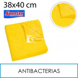 5 Bayetas microfibra Spontex 38x40cm amarillo
