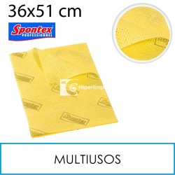 25 Bayetas fibras sintéticas Spontex 36x51cm amarillo