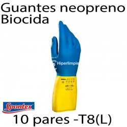 10 Pares guantes biocida Activated 405 T8-L