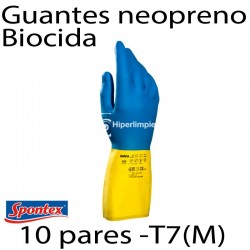 10 Pares guantes biocida Activated 405 T7-M