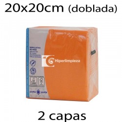 2000 Servilletas 2 capas 40x40 naranja