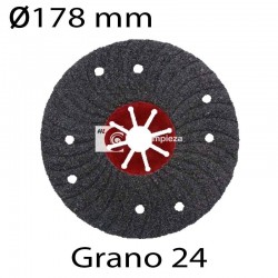 Disco semiflexible curvo diámetro 178mm grano 24