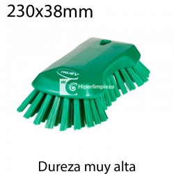 Cepillo de mano XL muy duro 230x38mm verde