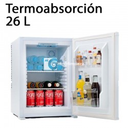 Minibar termoabsorción 26L Blanco Galicia