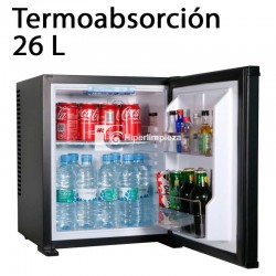 Minibar termoabsorción 26L Negro Galicia