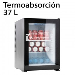 Minibar termoabsorción 37L Negro Galicia Cristal