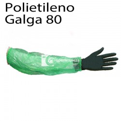 2000 manguitos polietileno G80 verde