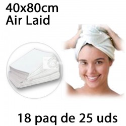 450 toallas air laid peluquería 40x80cm