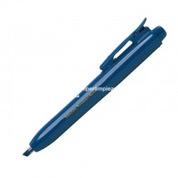 Rotulador detectable HP clip estándar cincel M146-A05 azul
