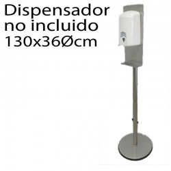 Dispensador de gel con soporte 122cm