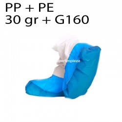 500 Cubre zapatos PP + PE azul