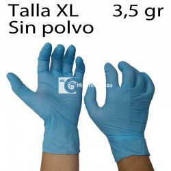 1000 guantes de nitrilo azul soft TXL