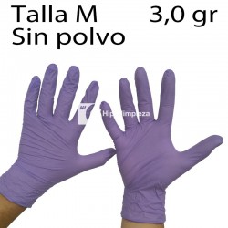 1000 guantes de nitrilo violeta TM