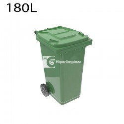 Contenedor de basura 180L verde