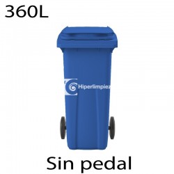 Contenedor basura 360L premium azul