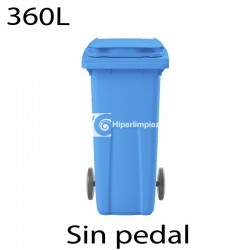 Contenedor basura 360L premium azul claro