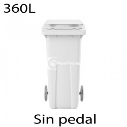 Contenedor basura 360L premium blanco