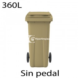 Contenedor basura 360L premium beige
