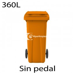 Contenedor basura 360L premium naranja