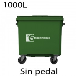 Contenedor basura 1000L verde