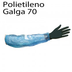 2000 manguitos polietileno G70 azul