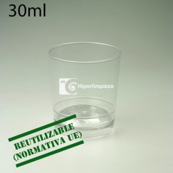 1000 uds vasos chupito PS 30 ml reutilizables