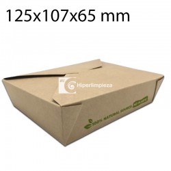 300 uds cajas multifood kraft 750 ml