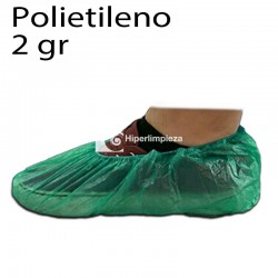 2000 Cubre zapatos PE liso verdes 2gr