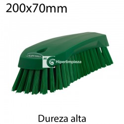 Cepillo de mano L duro 200x70mm verde