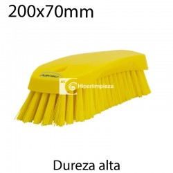 Cepillo de mano L duro 200x70mm amarillo