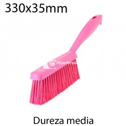 Cepillo de mano polvo medio 330x35mm rosa