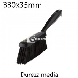 Cepillo de mano polvo medio 330x35mm negro