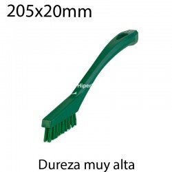 Cepillo de mano muy duro 205x20mm verde