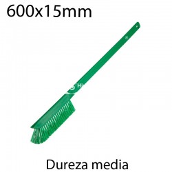 Cepillo de mano ultradelgado largo medio 600x15mm verde