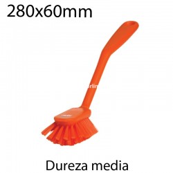 Cepillo de mano medio 280x60mm naranja