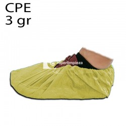 1000 Cubre zapatos CPE rugoso amarillos 3gr