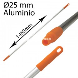 Mango alimentaria aluminio 1460 mm naranja