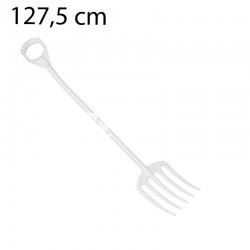 Tenedor 127,5 cm para alimentaria blanco