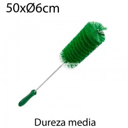 Cepillo limpiatubos alim 60mm medio verde